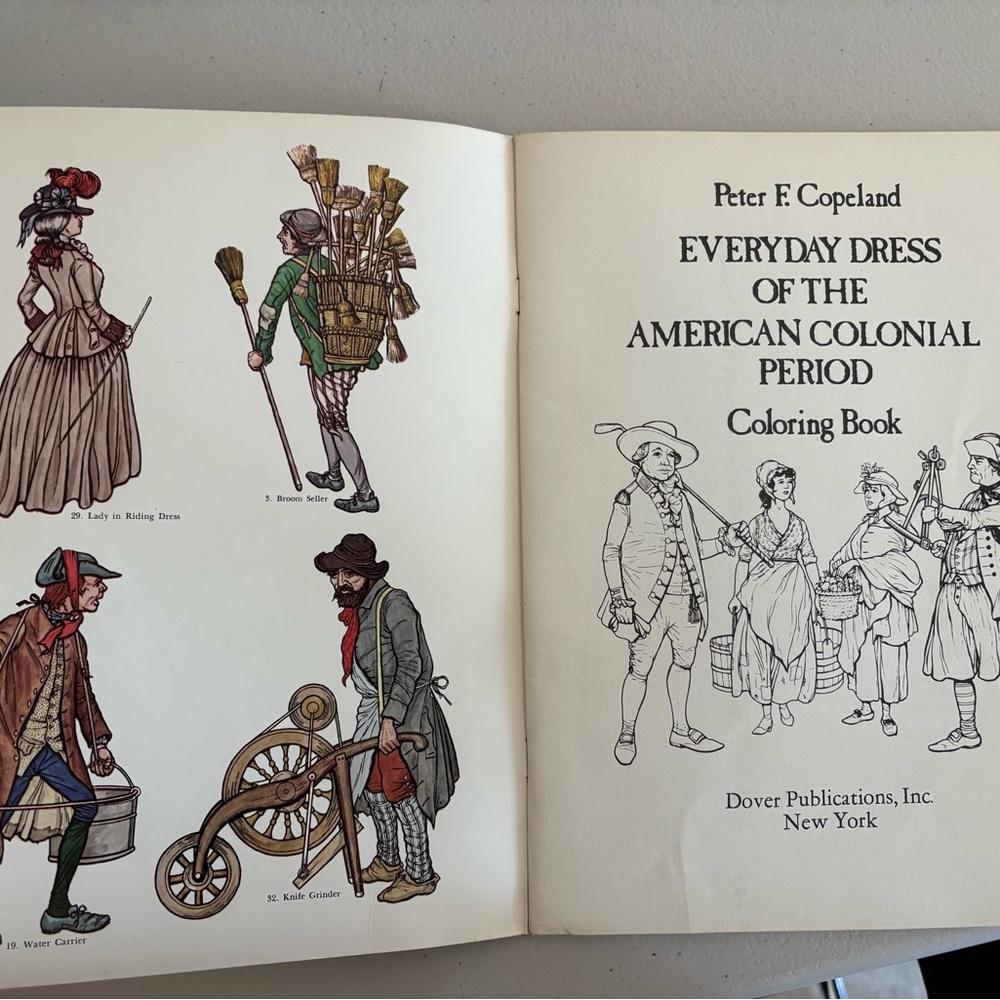Two Historical Coloring Books - Picture 3 of 14
